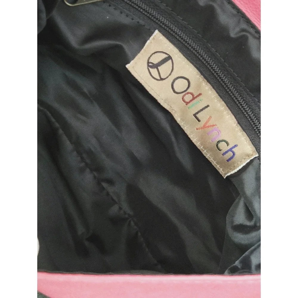 OdiLynch Vintage Dublin Red Leather Wristlet‎ Bag